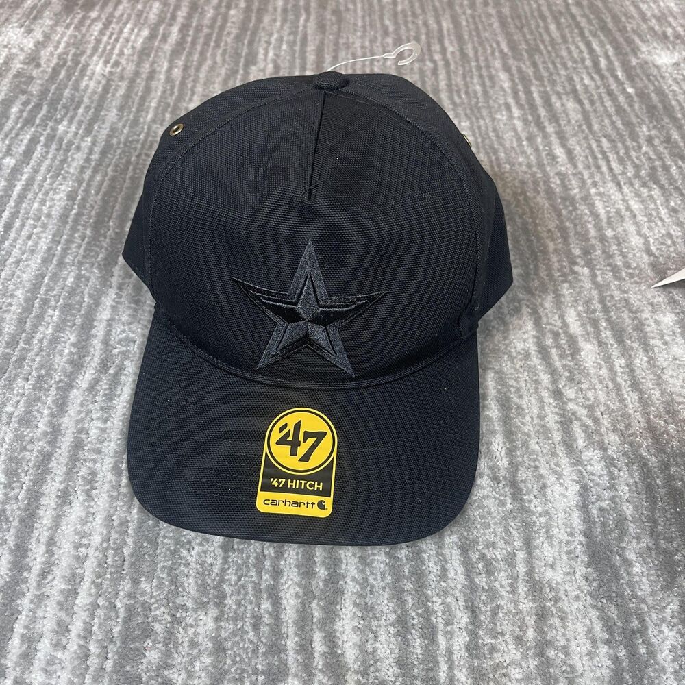 Dallas Cowboys Hat Cap Snap Back One Size Mens Black NFL Carhartt Hitch 47